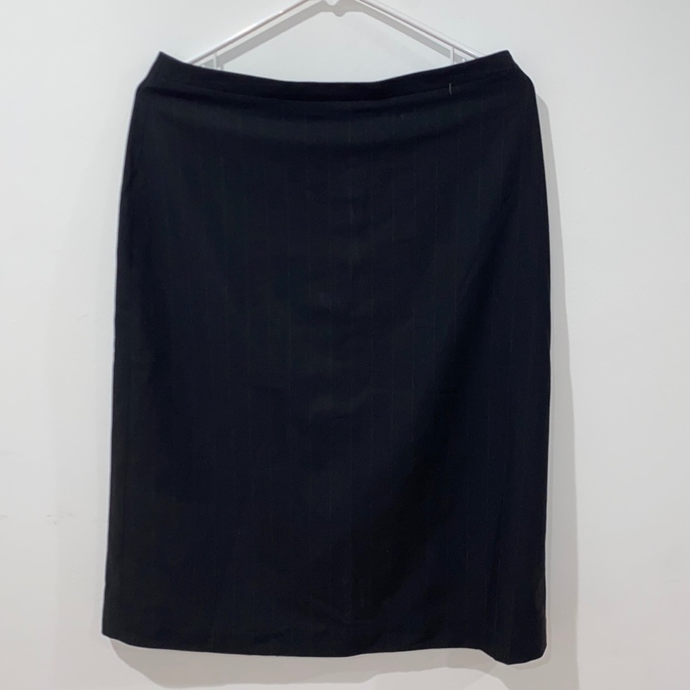 Black midi skirt, size 8.